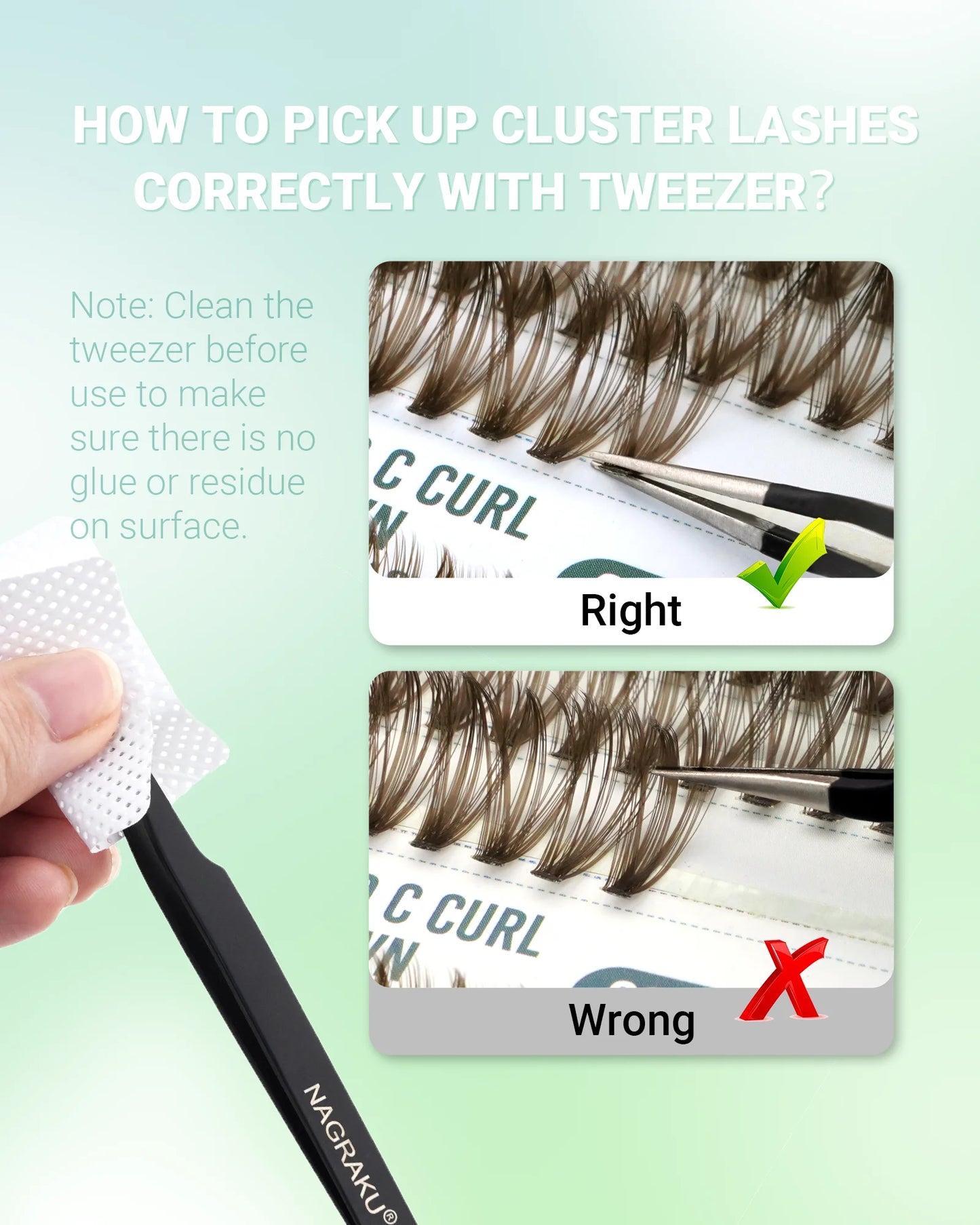 False Eyelashes Glue Needed DIY 280 Set Eyelash Extensions D Curl 9-15mm