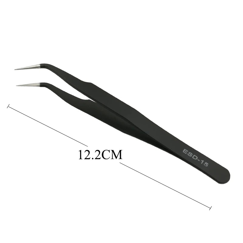1PC Lashes Tools Tweezers With Fiber Tips for Volume False Eyelash Extensions