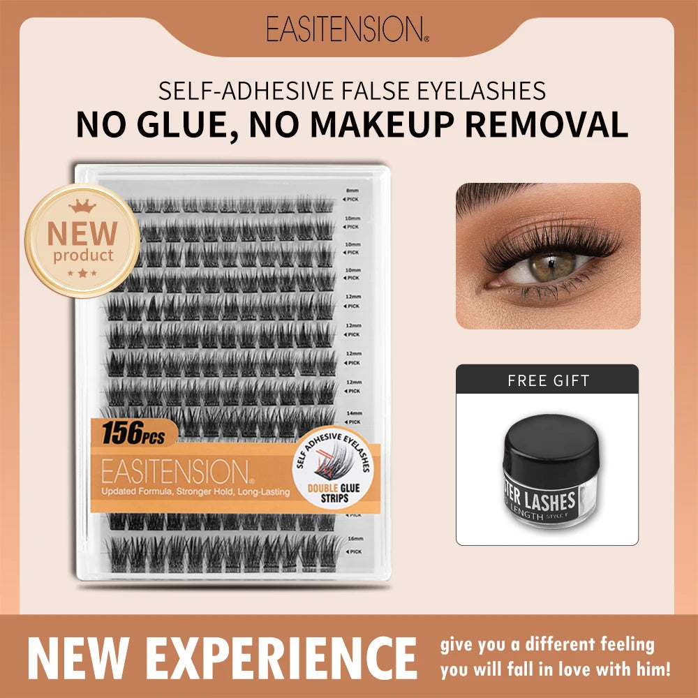 No Glue Needed Self Adhesive Cluster Lash