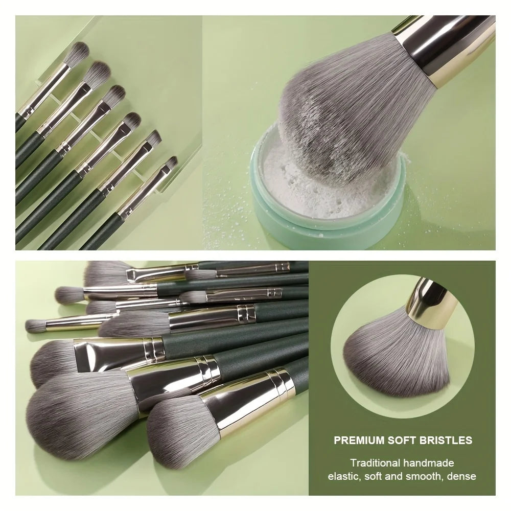 14pcs Soft Fluffy Professional Makeup Blending Makeup Brush Beauty Tool