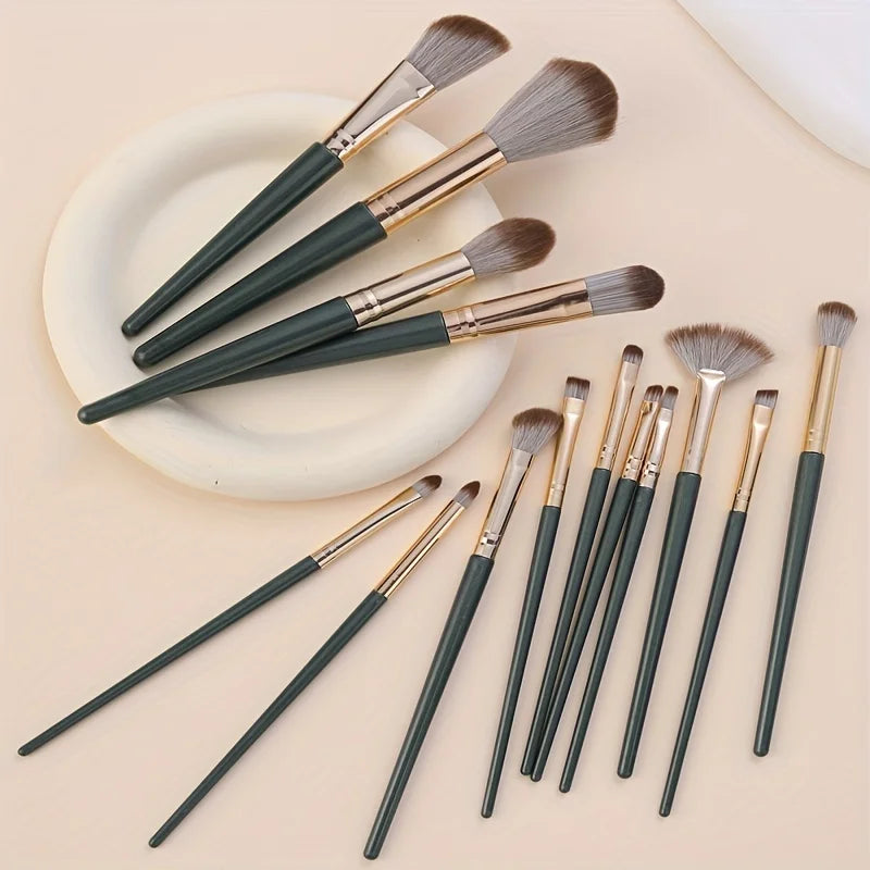 14pcs Soft Fluffy Professional Makeup Blending Makeup Brush Beauty Tool