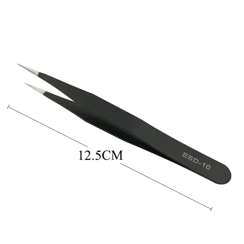 1PC Lashes Tools Tweezers With Fiber Tips for Volume False Eyelash Extensions