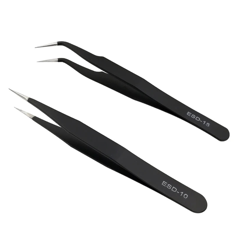 1PC Lashes Tools Tweezers With Fiber Tips for Volume False Eyelash Extensions