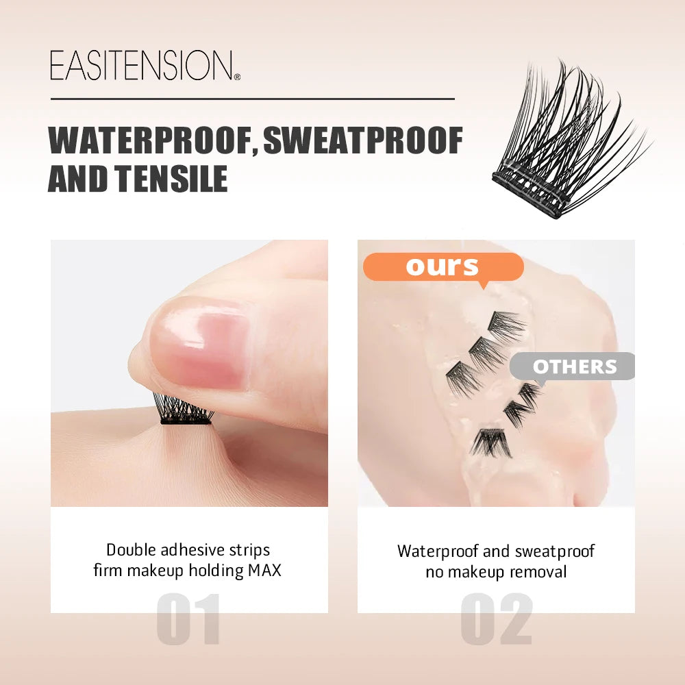 No Glue Needed Self Adhesive Cluster Lash