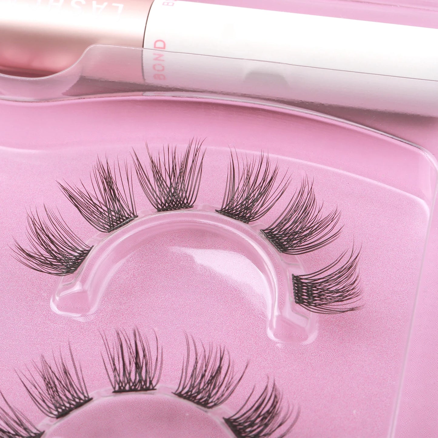 DIY Eyelash Extension Individual Lashes with Tweezers Eyelash Glue
