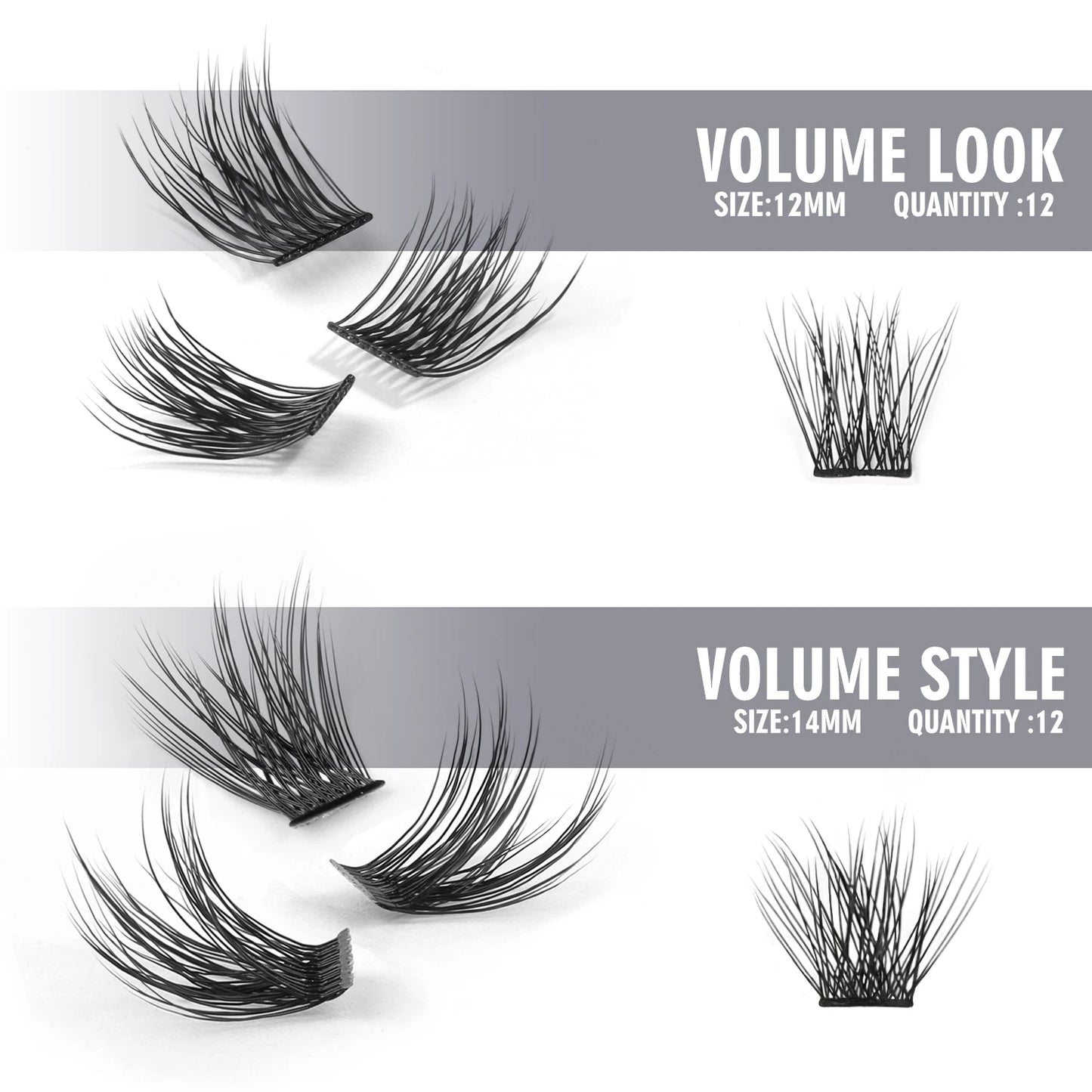 DIY Eyelash Extension Individual Lashes with Tweezers Eyelash Glue