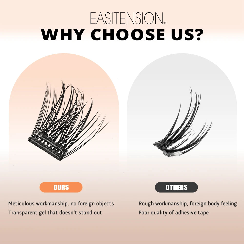 No Glue Needed Self Adhesive Cluster Lash