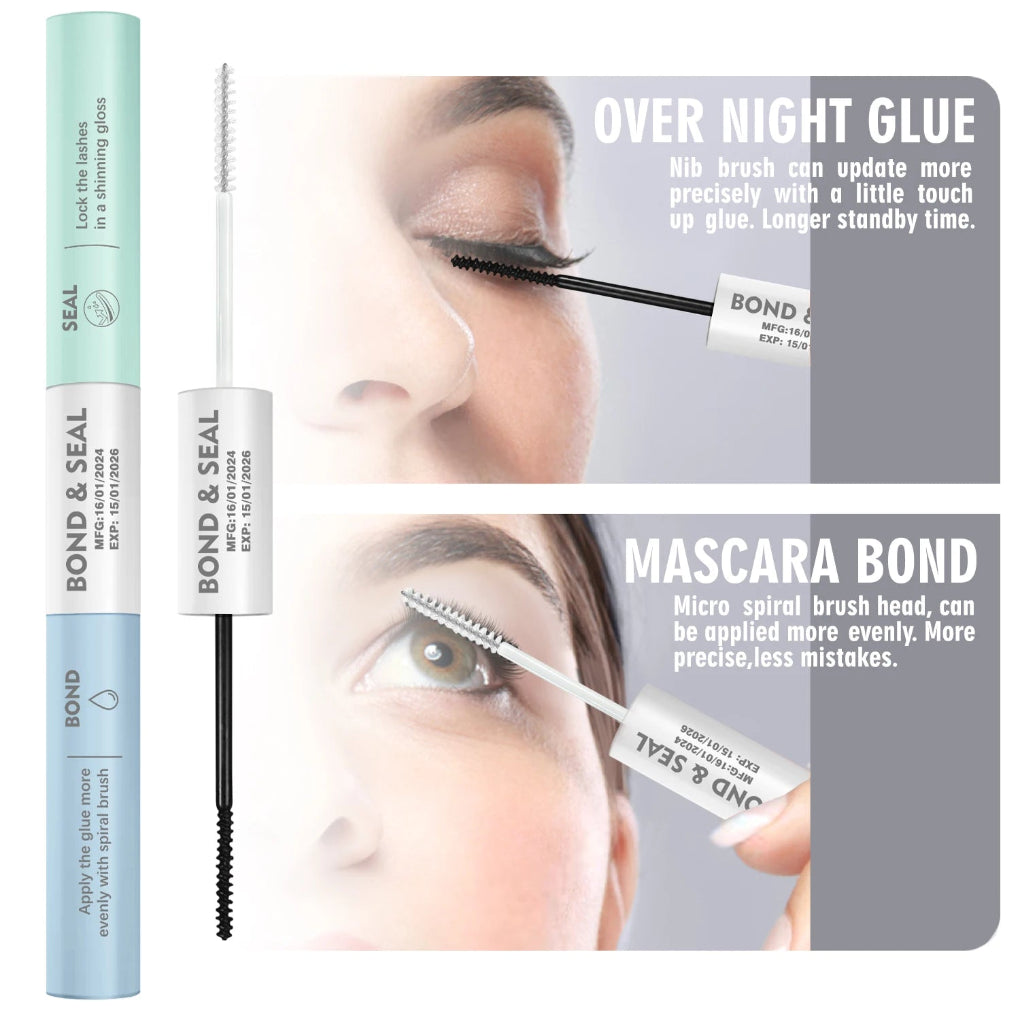 DIY Eyelash Extension Individual Lashes with Tweezers Eyelash Glue
