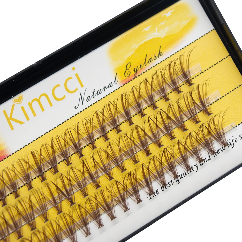Brown Natural Lokk Eyelashes in a box