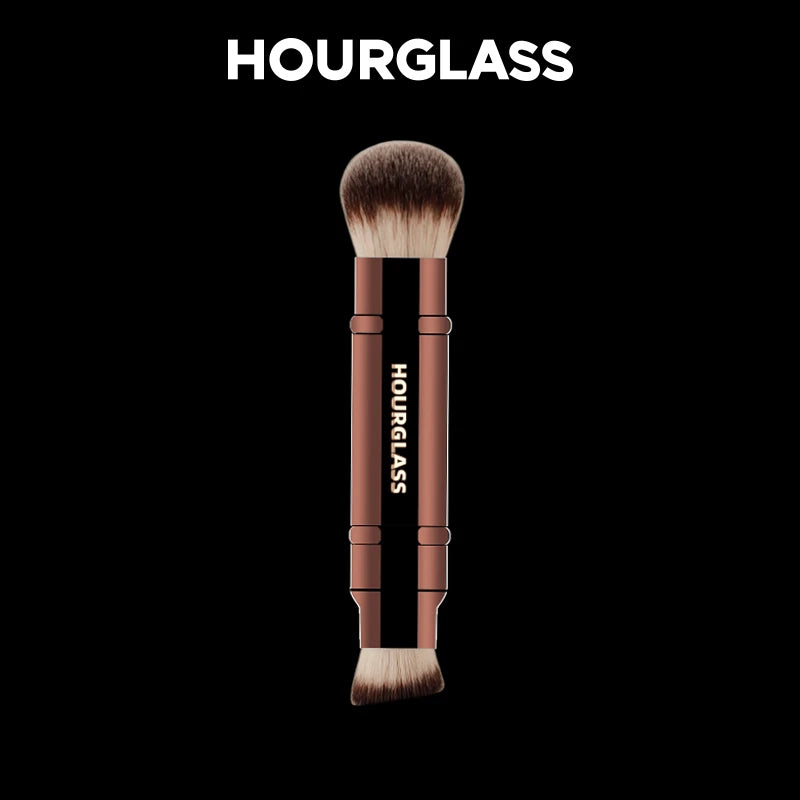 Double-ended Foundation Brush and Loose Powder Brush