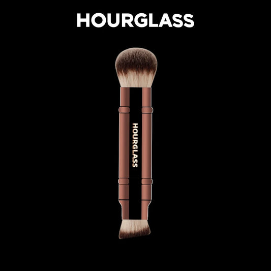 Double-ended Foundation Brush and Loose Powder Brush