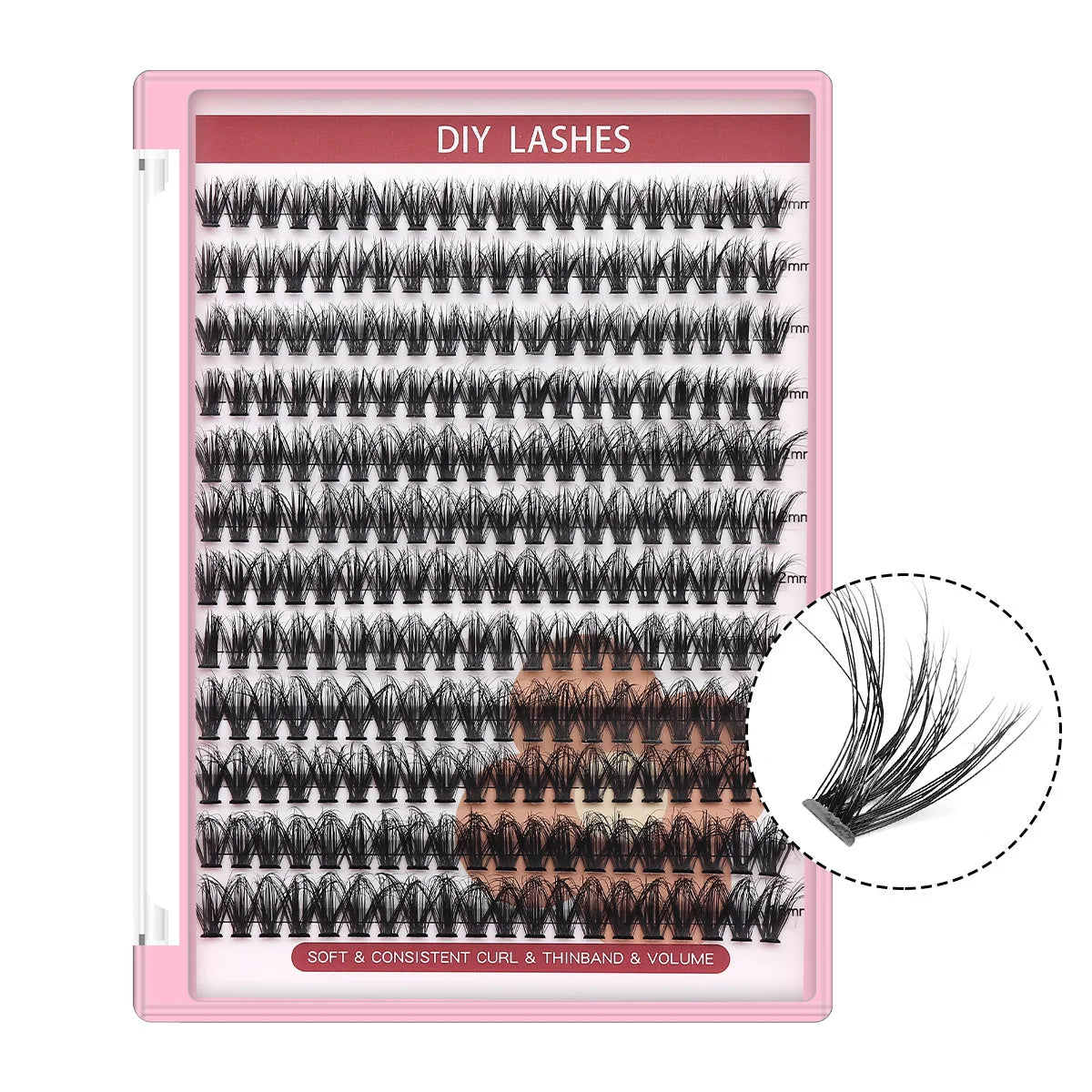 Need Glue 30D Mixed Tray Individual Lashes 3D Russia Volume Eye Lashes