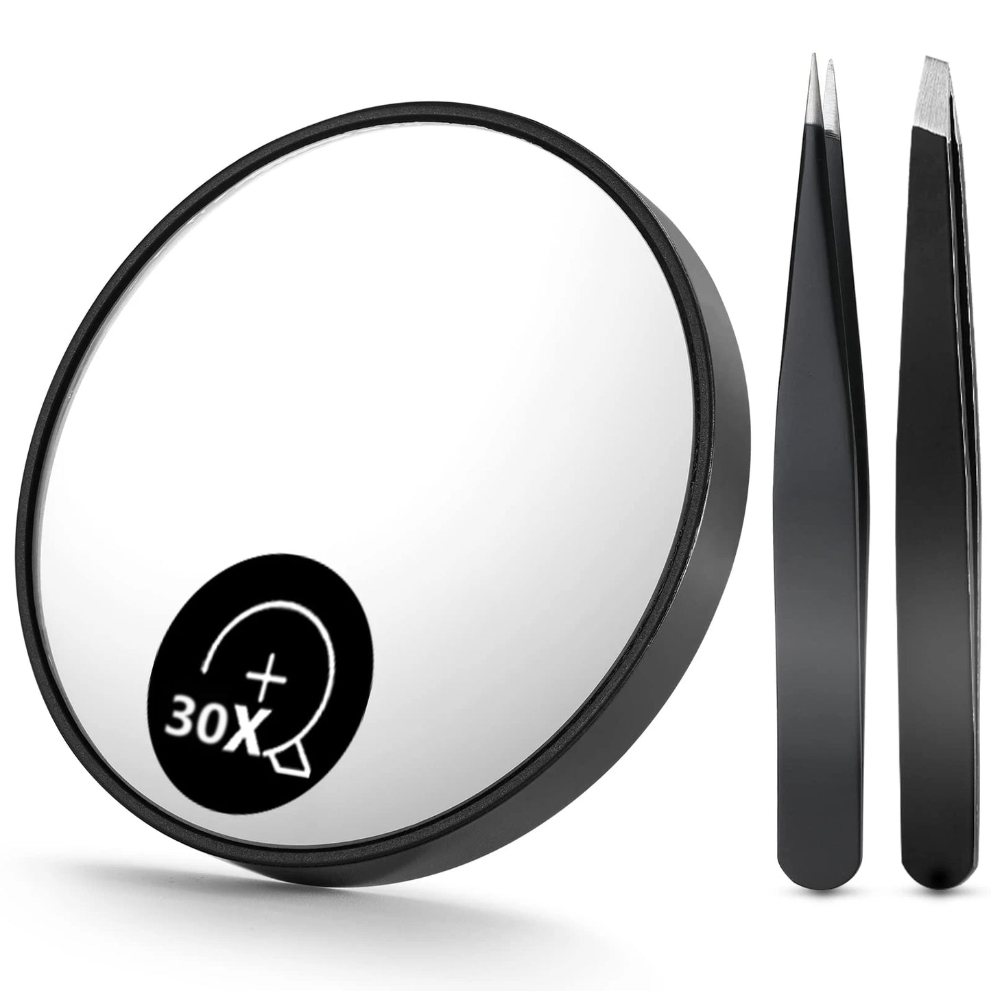 Magnifying Mirror and Eyebrow Tweezer Set