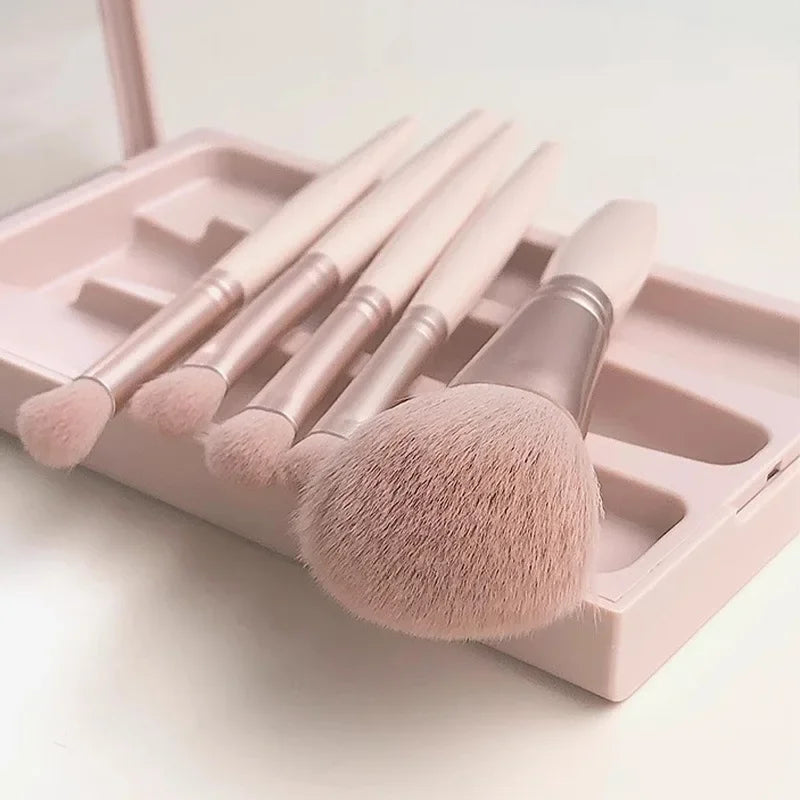 5 Piece Travel Portable Mini Makeup Brush Set