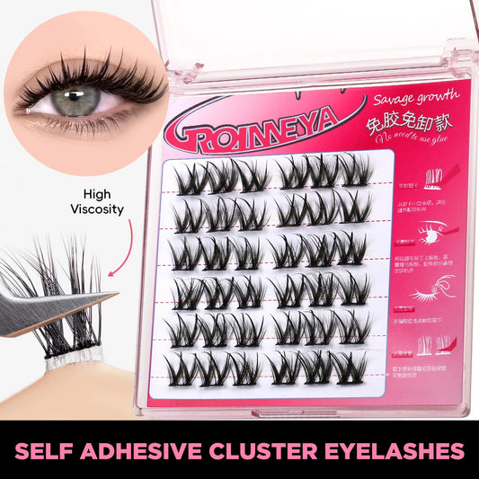 JAPAN Natural Look Volume Lash Cluster Eyelashes Extension