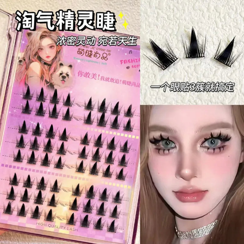 JAPAN Mink Adhesive Long Eyelashes