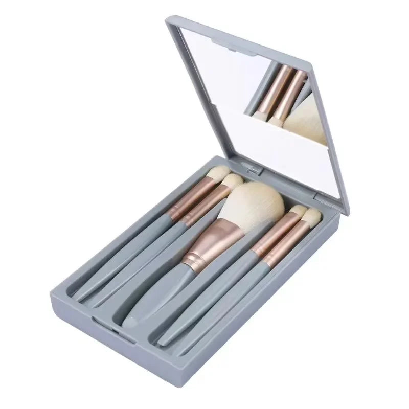 5 Piece Travel Portable Mini Makeup Brush Set