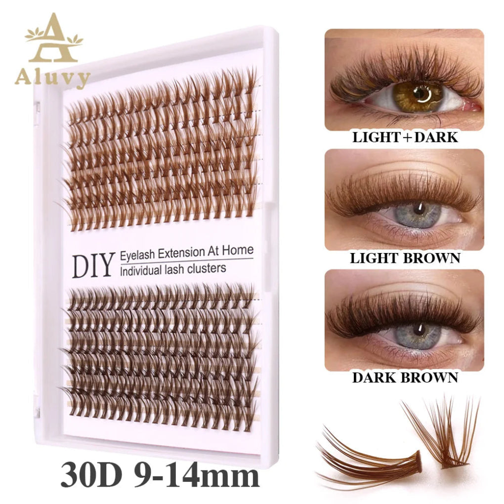Need Glue 30D Mixed Tray Individual Lashes 3D Russia Volume Eye Lashes