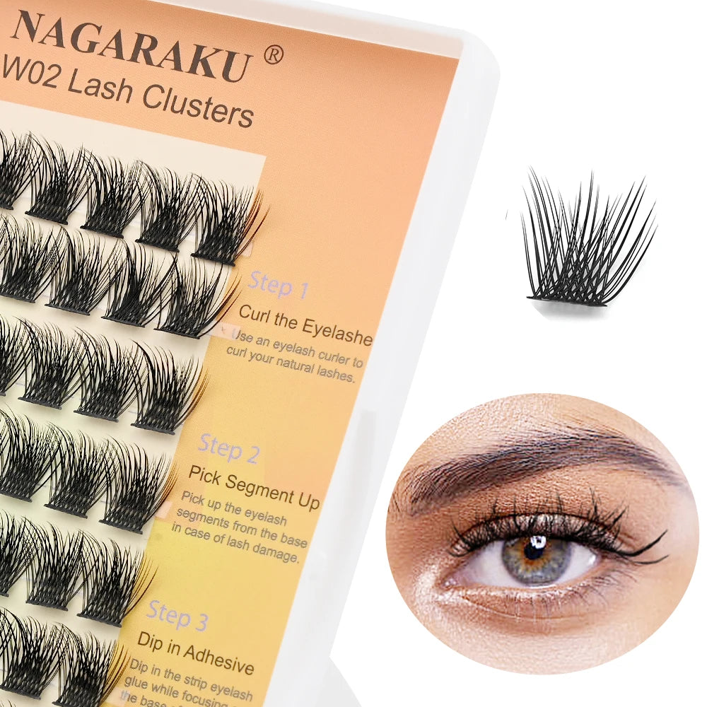 Glue Need Beauty Eyelash Extensions Spiked Lashes Natural Eyelash Makeup